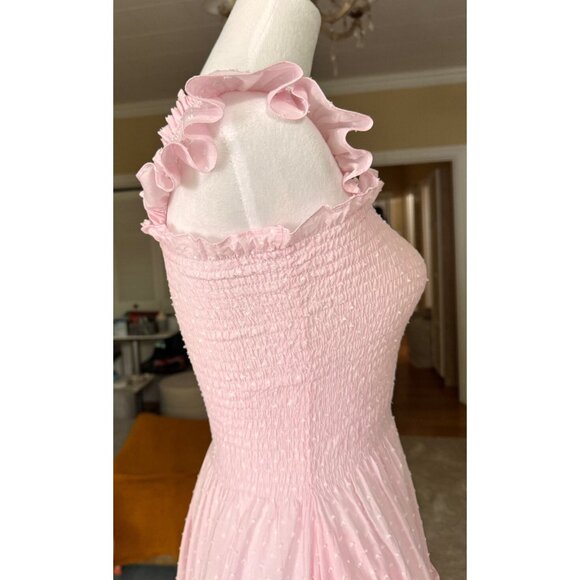 AngeleH. Paris Women's Elizabeth Midi Dress Swiss Dot Size S Fairy Ethical - Picture 11 of 15